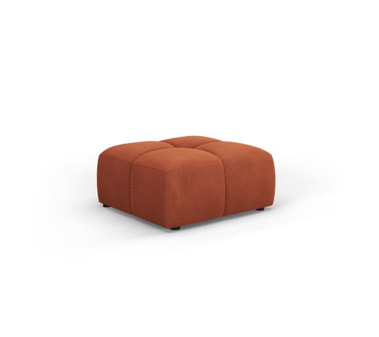 Pouf "serena", 1 Place, Orange, Tissu Structurel