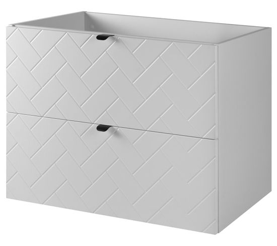 Meuble Sous Vasque Madis Blanc 80 Cm B