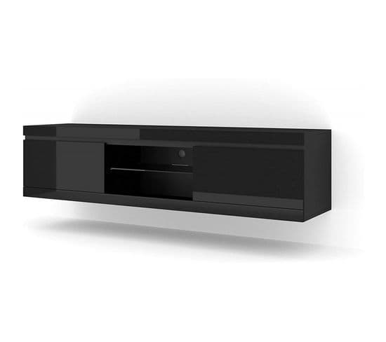 Meuble TV  Stand Universel Net 180 cm Noir