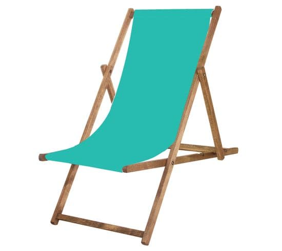 Chaise Longue Pliante Marine - Bois Imprégné