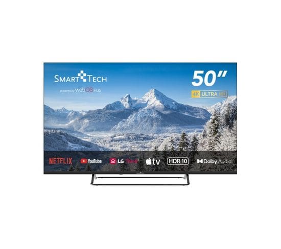 TV LED 50" (127cm) 4k UHD Smart TV Web Os-50uw02v- Molotov, Netflix, Prime Video, Canal+