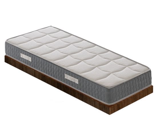 Matelas Mousse 80x200 - Accueil Mémoire De Forme – Epaisseur 21cm - Haute Densité – Modèle Delphine