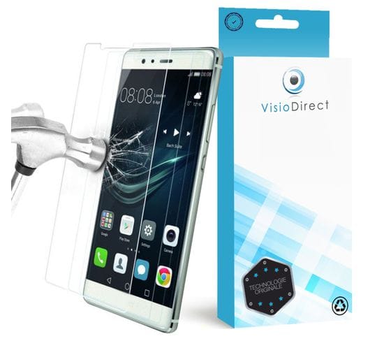 Lot De 2 Film Protecteur Pour Téléphone Samsung Galaxy S9 Plus 6.2" Vitre Verre Trempé De Protection -