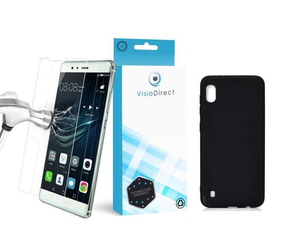 Verre Trempé Pour iPhone 5s/iphone 5c/iphone 5/iphone Se + Coque De Protection Souple Silicone Noir