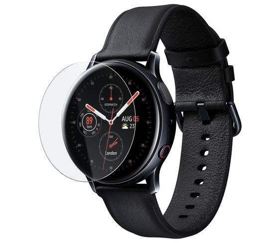Lot De 2 Film Protecteur Pour Samsung Galaxy Watch Active2 40mm 1.2" Verre Trempé Transparent