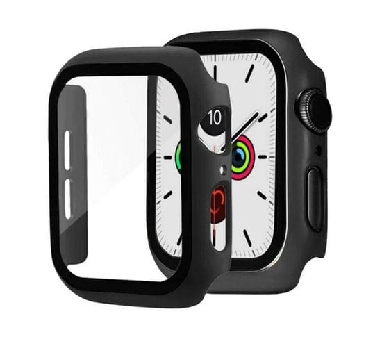 Coque De Protection Pour Apple Watch Serie 1/2/3 38 Mm Noire -