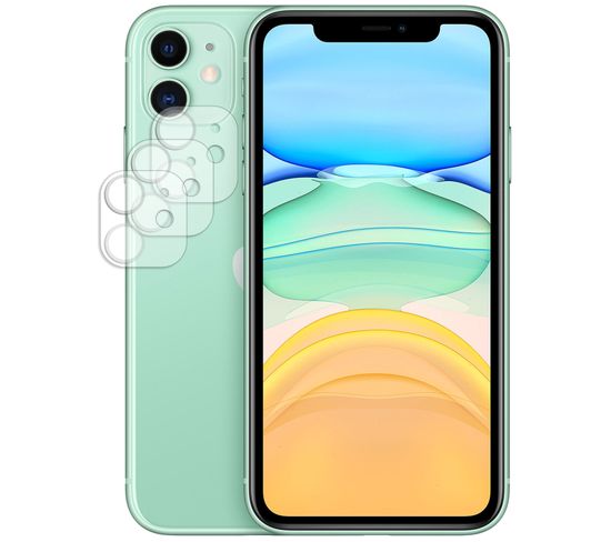 Lot De 3 Verre Trempé Camera Arrière Protecteur Pour iPhone 11