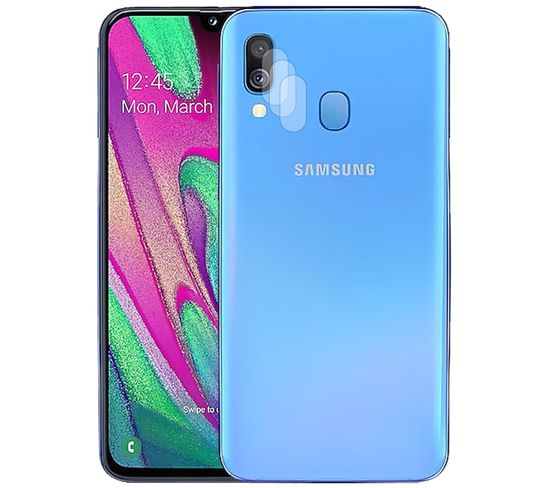 Lot De 3 Verre Trempé Camera Arrière Protecteur Pour Samsung Galaxy A40 Sm-a405