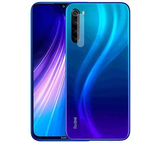 Lot De 2 Verre Trempé Camera Arrière Protecteur Pour Xiaomi Redmi Note 8 2021 6.3"