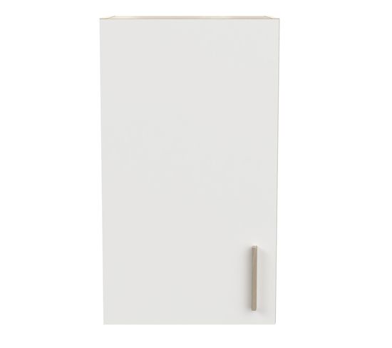 Meuble Haut De Cuisine Coloris Chêne Kronberg, Blanc - Longueur 40 X Hauteur 70 X Profondeur 30 Cm