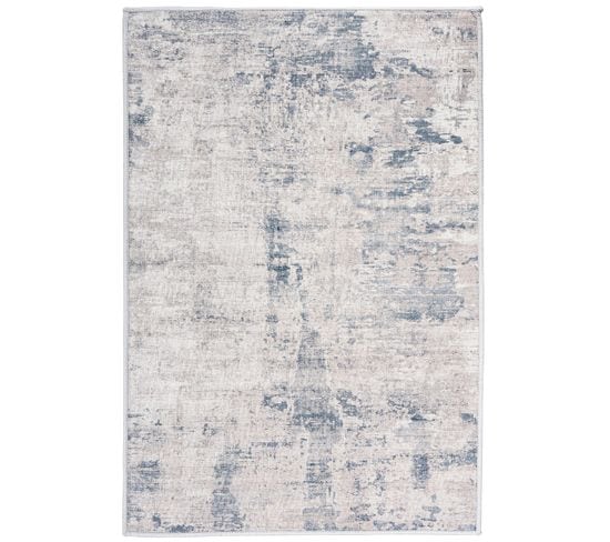 Tapis De Salon Kiama En Polyester - Bleu - 160x230 Cm