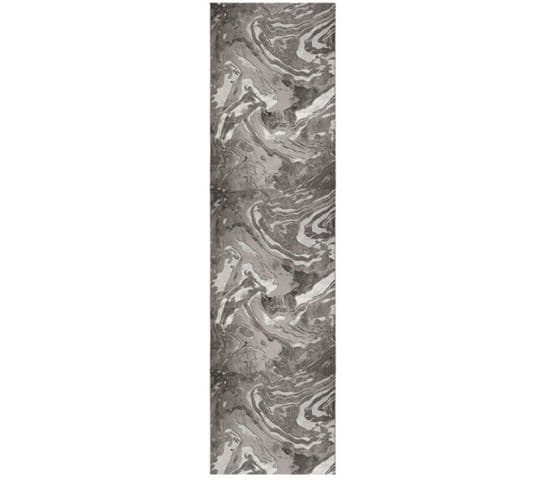 Tapis De Couloir Sire En Polypropylène - Gris - 60x230 Cm