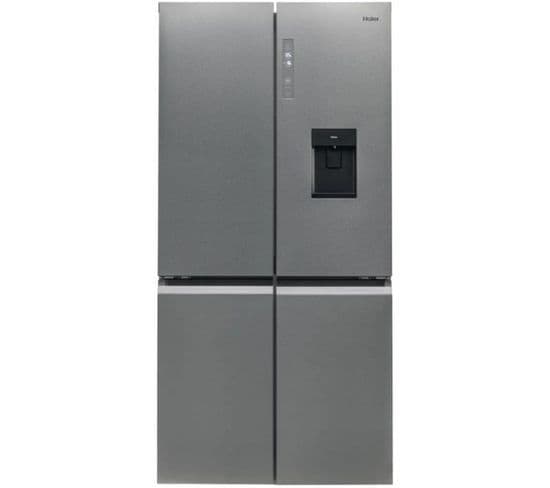 Réfrigérateur Américain 493l (343+150l) - Froid Ventilé - L90,5x H190 cm - Silver - Htf-520wp7