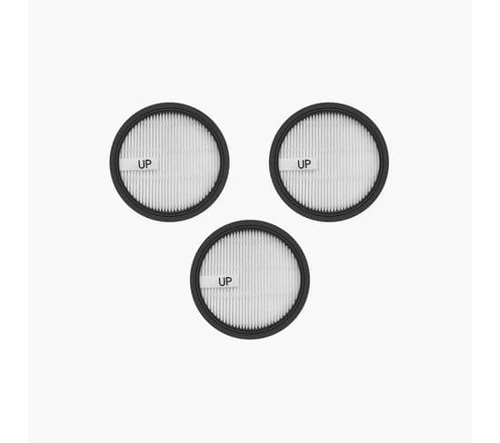 Lot De 3 Filtres Hepa Lavables - Accessoire Pour Aspirateur Balai U12 Vesla