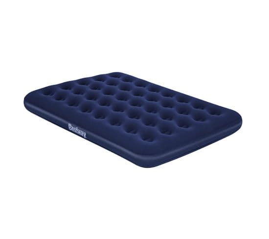 Matelas De Camping Gonflable   Horizon Double 191x137x22 Cm Supporte Jusqu'à 300 Kg Couleur Bleu