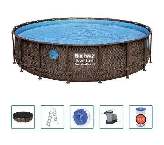 Ensemble De Piscine Power Steel 549x122 Cm