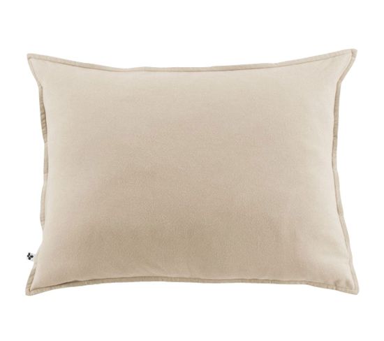 Taie D'oreiller 50x70 Cm Flanelle De Coton Sable