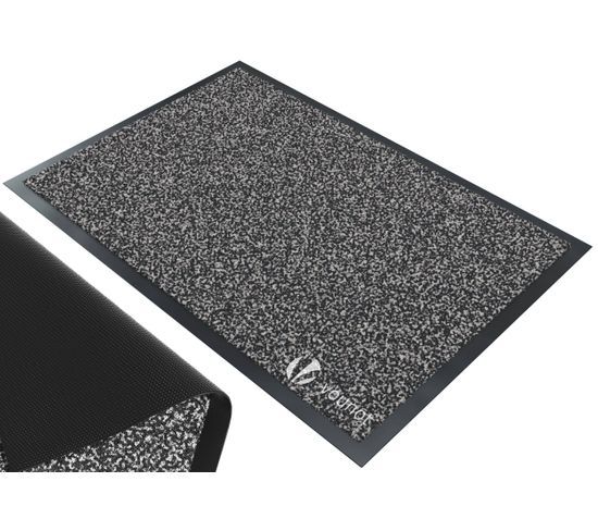 Tapis De Porte Paillasson 60x90cm Anthracite