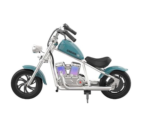 Cruiser 12 Plus Avec App Moto Électrique Pour Enfants Avec Haut-parleur Bluetooth - Bleu