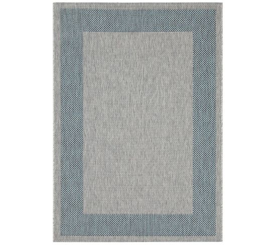 Tapis De Salon Lino En Polypropylène - Bleu - 160x230 Cm