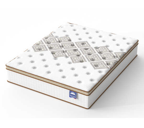 Matelas Ressorts Ensachés 140x190 Cm Epaisseur 28 Cm