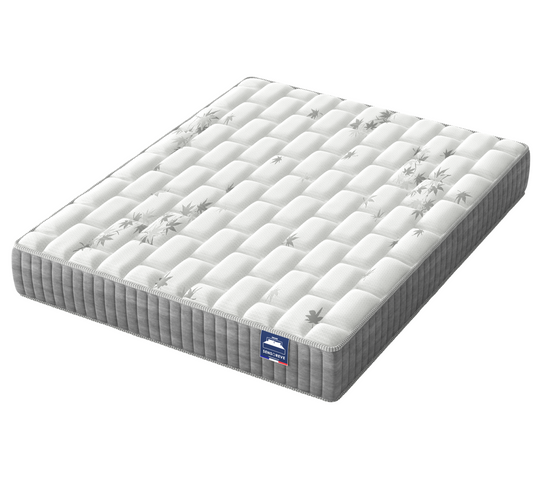 Matelas Ressorts Ensachés 140x200 Cm GALICE Accueil Mémoire de forme - Epaisseur 25 Cm