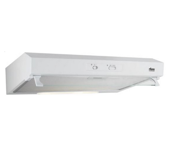 Hotte Visière 60cm 368 M3/h Blanc - Fht6137w