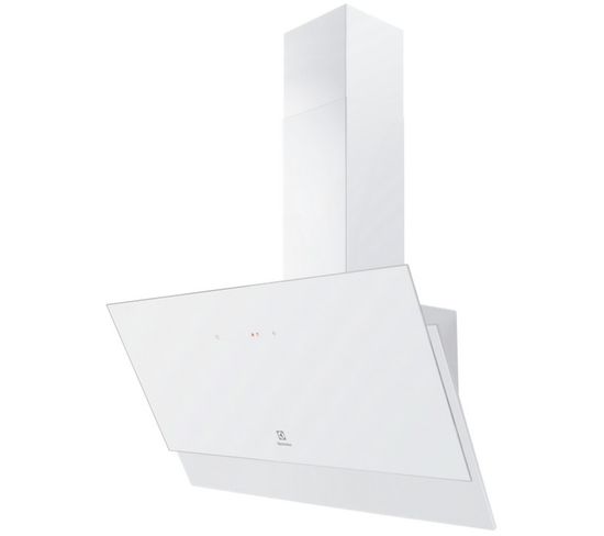 Hotte Décorative Inclinée 90cm 700m3/h Blanc - Lfv619w