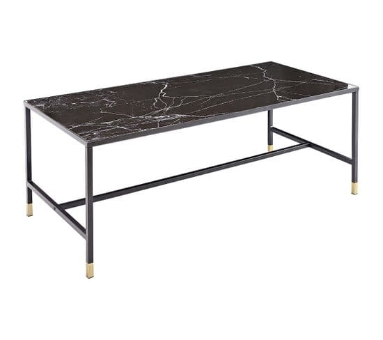 Table Basse En Acier Et Verre Dipp