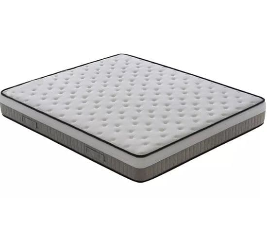 Matelas Mousse 120x200 Cm - Epaisseur 22 Cm - Haute Densité - Modèle Assisi