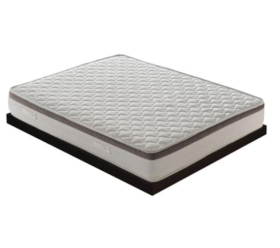 Matelas Ressorts Ensachés 160x200 Accueil Mémoire De Forme - Epaisseur 27 Cm - Housse Amovible