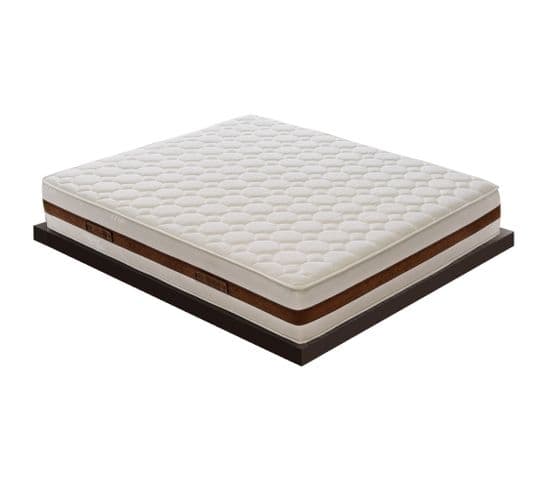 Matelas Mousse 140x190 - Accueil Mémoire De Forme - Hauteur 22 Cm - Modèle Bolsena