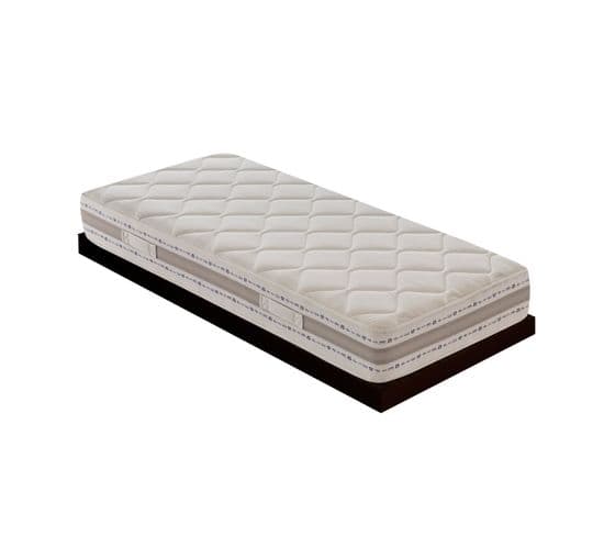 Matelas Ressorts Ensachés 80x200 Cm Accueil Mémoire De Forme Epaisseur 21 Cm