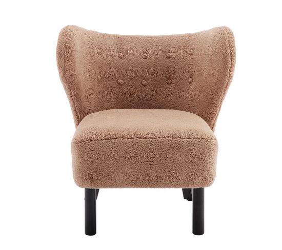 Fauteuil Moderne 76x74x86 Cm - Marron