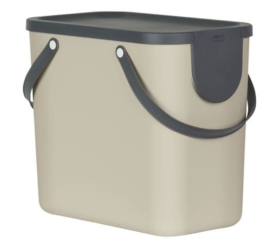 Poubelle 25L ALBULA Taupe