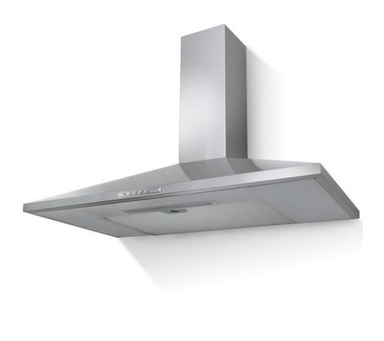 Hotte décorative Murale Valia 900mm Inox - Classe D - Débit Max 370m3/h - 5605618