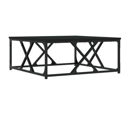 Table Basse Noir 70x70x30 Cm Bois D'ingénierie
