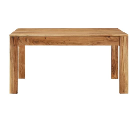 Table Basse 80x80x40 Cm Bois D'acacia Massif