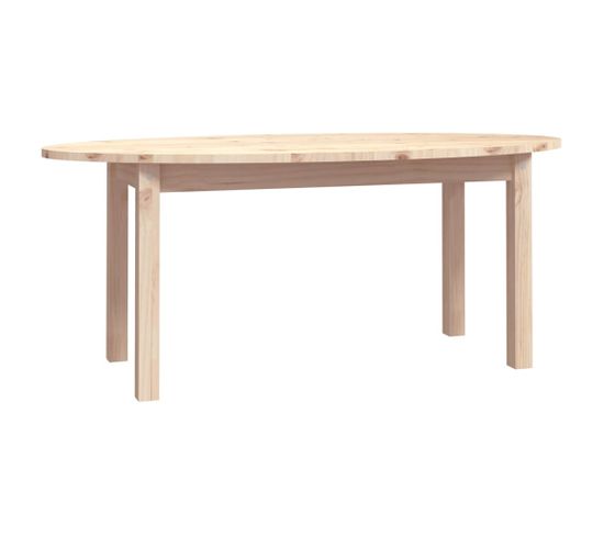 Table Basse 110x55x45 Cm Bois Massif De Pin
