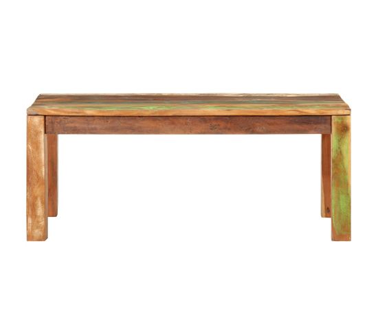 Table Basse 100x55x40 Cm Bois De Récupération Massif