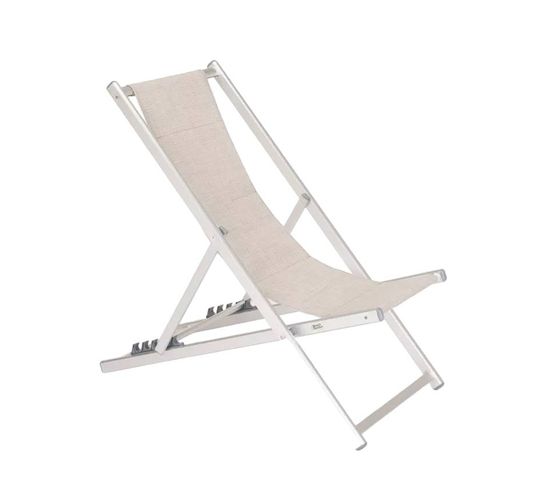 Chaise Longue Pliante Réglable Pour Plage Et Camping En Aluminium Cove