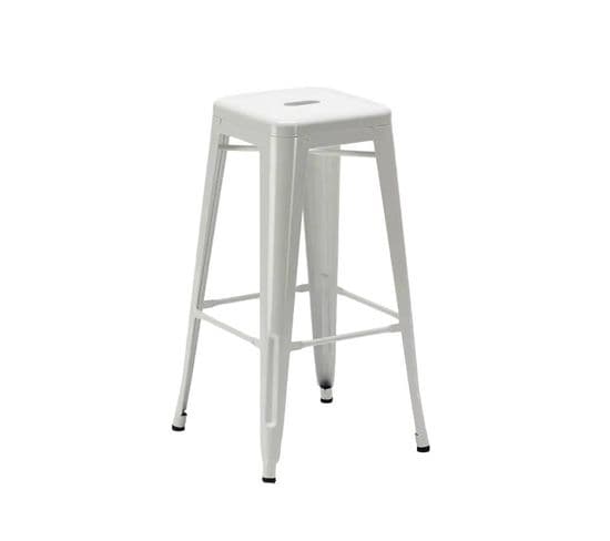 Tabouret De Bar Design Industriel En Acier Métal Monet