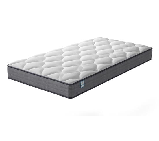 Matelas Ressorts 90x190 cm Epaisseur 20 cm, Confort, 7 Zones