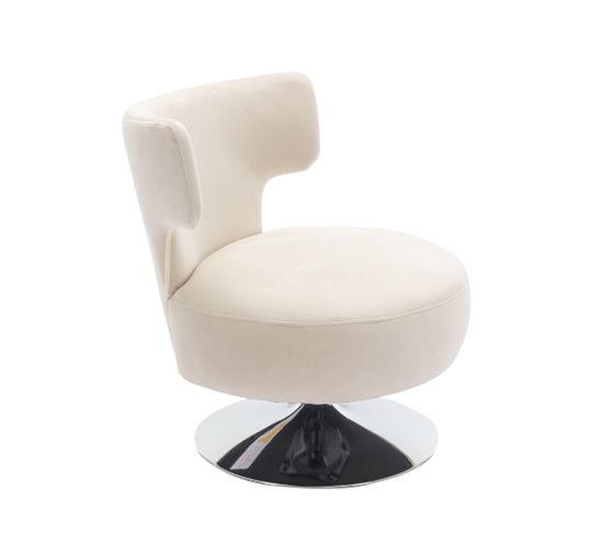 Fauteuil Pivotant Beige