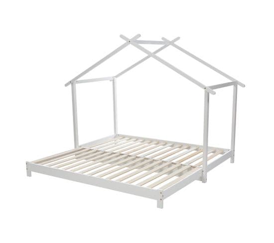 Lit Pour Enfants En Bois Convertible, 90 X 190 Cm