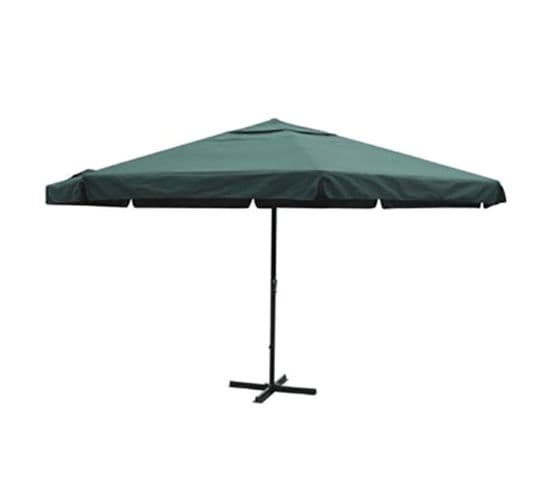 Parasol Vert Aluminium 500 Cm