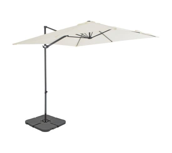 Parasol Avec Base Portable Sable