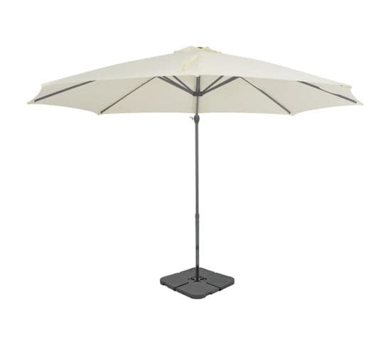 Parasol Avec Base Portable Sable