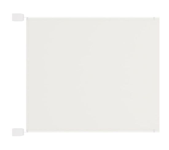 Brise-Vue Vertical Blanc 200x420 Cm Tissu Oxford