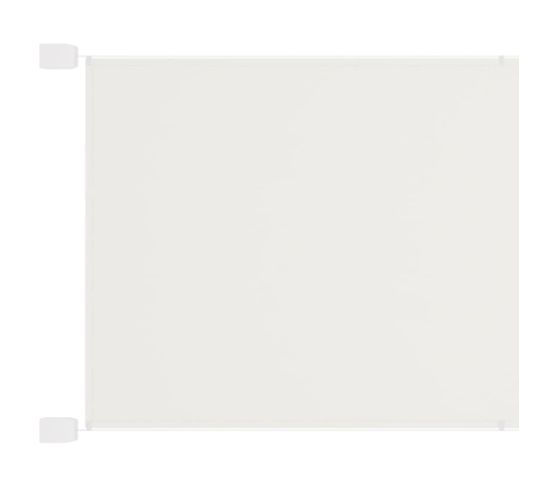 Brise-Vue Vertical Blanc 300x360 Cm Tissu Oxford